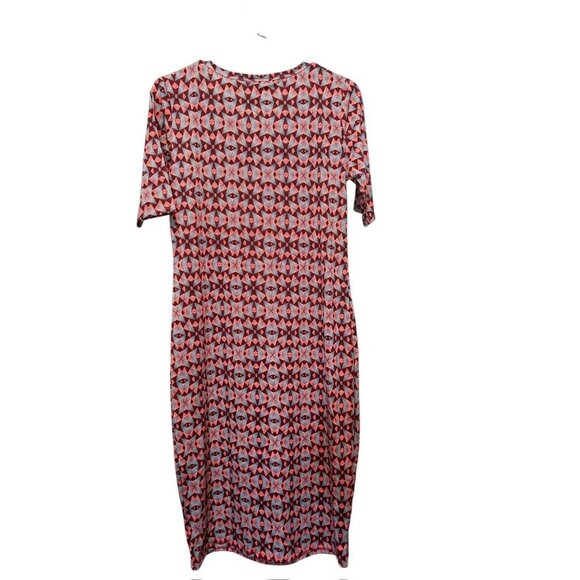 LuLaRoe Julia Women’s Red, White & Blue Dress - Picture 3 of 6